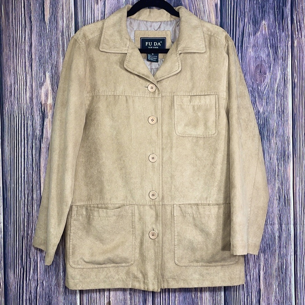 FU DA NEW YORK MEN JACKET Size S Color Tan FU DA New York Jacket Womens